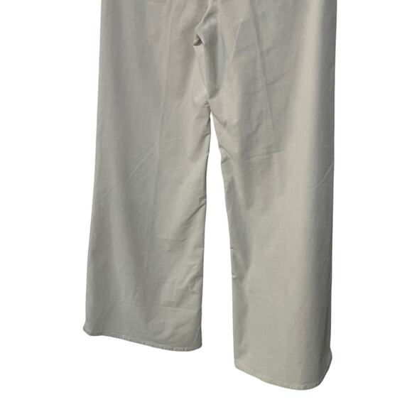 MOTHER JEANS WOMENS 31 CORDUROY WIDE LEG PATCH POCKET ROLLER SKIMP CHALK NEW - Picture 8 of 11